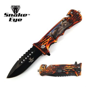 Snake Eye Tactical Wildlife Collection Spring Assist Knife SE-1084-10